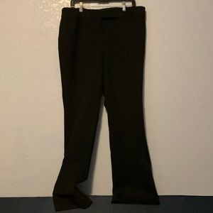 White House Black Market Women’s Dress Pants Size 16 (39x33.5) Rayon Blend Black